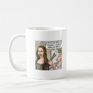 Mona Lisa - schreckliche Zähne Kaffeetasse