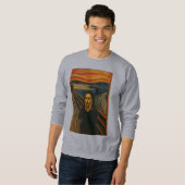 Mona Lisa schreien Sweatshirt (Vorne ganz)