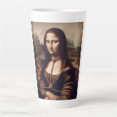 Mona Lisa Shibari Latte Tasse (Vorderseite)