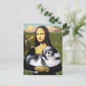 Mona Lisa - Shih Tzu (A-ld) Postkarte (Stehend Vorderseite)