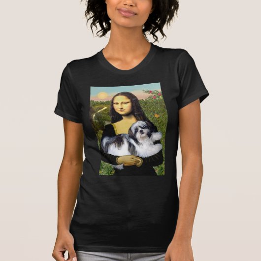 Mona Lisa - Shih Tzu (A-ld) T-Shirt (Vorderseite)