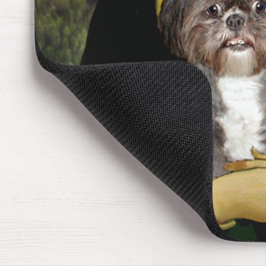 Mona Lisa - Shih Tzu (M) Mousepad (Ecke)