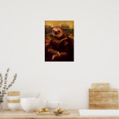 Mona Lisa Sloth Poster (Küche)