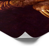 Mona Lisa Sloth Poster (Ecke)