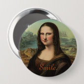 Mona Lisa Smile Button (Vorne & Hinten)
