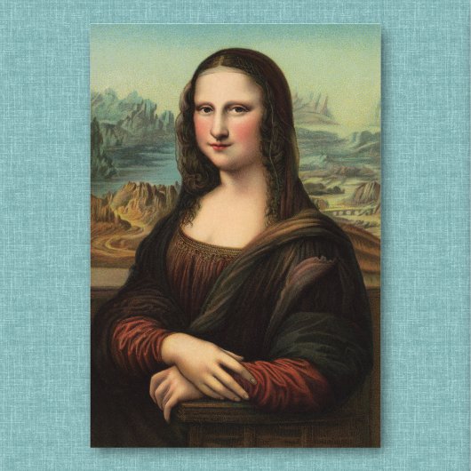 Mona Lisa Smile Foto Print