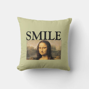 Mona Lisa, SMILE, Kissen werfen