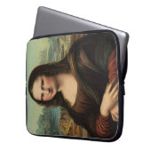 Mona Lisa Smile Neoprene Laptop Sleeve (Vorderseite Links)