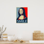 Mona Lisa Smile Poster (Küche)