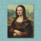 Mona Lisa Smile Postkarte