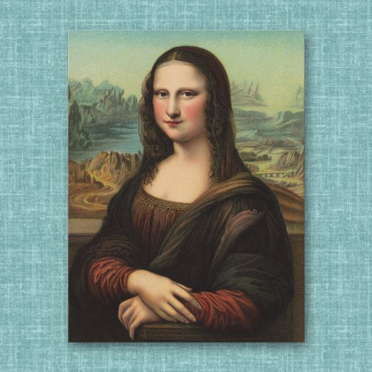 Mona Lisa Smile Postkarte
