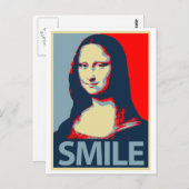 Mona Lisa Smile Postkarte (Vorne/Hinten)