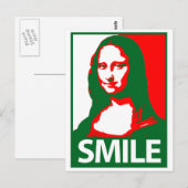Mona Lisa Smile Postkarte (Vorne/Hinten)