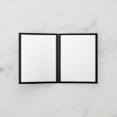 Mona Lisa St. Patrick's Day Clover Karte (Innenseite)