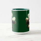 Mona Lisa St. Patrick's Day Kleeblatt Tasse (Zentrum)
