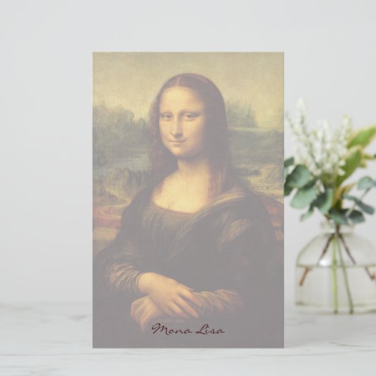 Mona Lisa Stationery Briefpapier (Stehend Vorderseite)