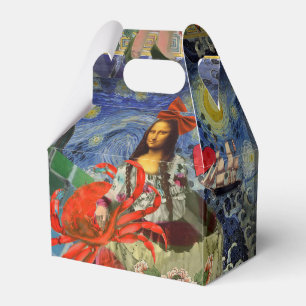 Mona Lisa Sternennacht Collage: Whimsical Surreal  Geschenkschachtel