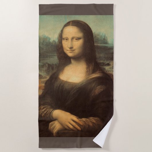Mona Lisa Strandtuch (Vorderseite)