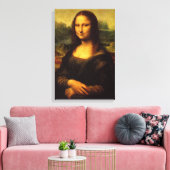 Mona Lisa Stretched Canvas Print Leinwanddruck (Insitu (Wohnzimmer))