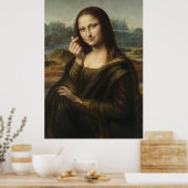Mona Lisa striking a "Kyun Pose" Poster (Küche)