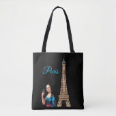 MONA LISA TAKING SELFIE SURREAL PARIS TASCHE (Vorderseite)