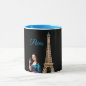 MONA LISA TAKING SELFIE SURREAL PARIS  TASSE (Zentrum)