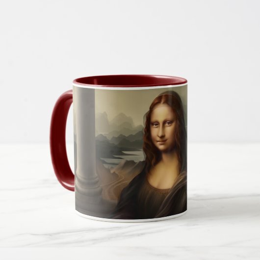 Mona Lisa Tasse (Vorderseite Links)