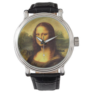 Mona Lisa Template Wristwatch Armbanduhr