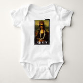 Mona Lisa Thug Art Life Baby Strampler (Vorderseite)