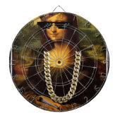 Mona Lisa Thug Art Life Dartscheibe (vorne)