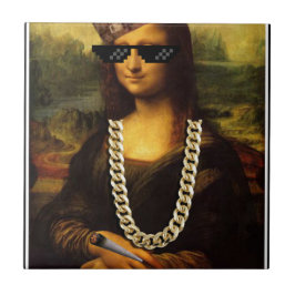 Mona Lisa Thug Art Life Fliese