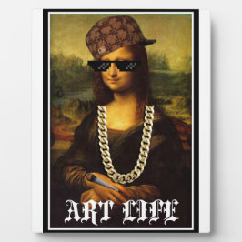 Mona Lisa Thug Art Life Fotoplatte
