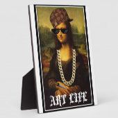 Mona Lisa Thug Art Life Fotoplatte (Seite)
