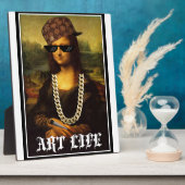 Mona Lisa Thug Art Life Fotoplatte (Seite)