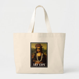 Mona Lisa Thug Art Life Jumbo Stoffbeutel