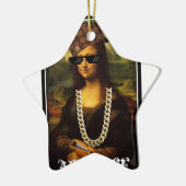 Mona Lisa Thug Art Life Keramik Ornament (Links)