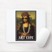 Mona Lisa Thug Art Life Mousepad (Mit Mouse)