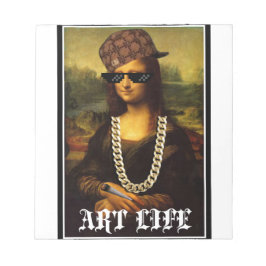 Mona Lisa Thug Art Life Notizblock