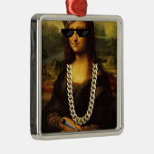 Mona Lisa Thug Art Life Ornament Aus Metall (Rechts)