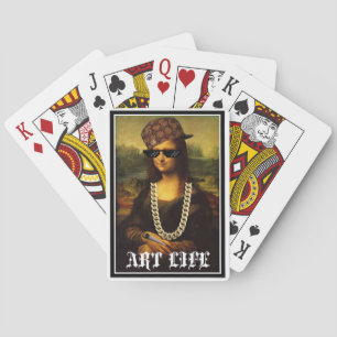 Mona Lisa Thug Art Life Spielkarten