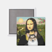 Mona Lisa - Tri Color Welsh Corgi 10 Magnet (Vorderseite/Rückseite)