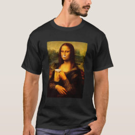 Mona Lisa trinkt Bier, Bierliebhaber T-Shirt