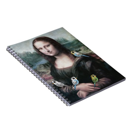 Mona Lisa u. Budgies Notizblock (Rechte Seite)