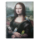 Mona Lisa u. Budgies Notizblock (Vorderseite)