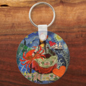 Mona Lisa und Crab Schlüsselanhänger (Vorderseite)