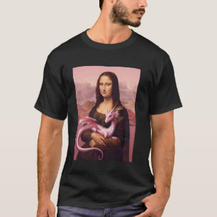 Mona Lisa und ihr Haustier-Drache Leonardos Hausti T-Shirt