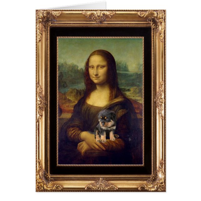 Mona Lisa und ihr Rottweiler (Vorne)