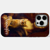 Mona Lisa und ihre Katze Case-Mate iPhone Hülle (Rückseite (Horizontal))
