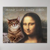 Mona Lisa und ihre Katze Poster (Vorne)