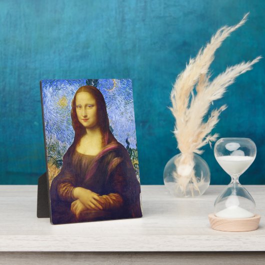 Mona Lisa und Van Gogh Fotoplatte (Seite)